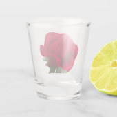 Verre A Shot Rose rouge - Red rose  (Dos)