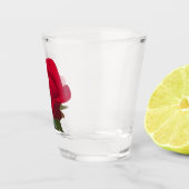 Verre A Shot Rose rouge - Red rose  (Droite)