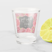 Verre A Shot Roses rouges Aquarelle Jour Derby (Dos)