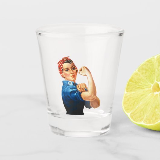 Verre A Shot Rosie la riveteuse (Devant)