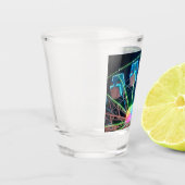 Verre A Shot Roue Ferris bleue et verte (Gauche)