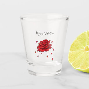 Verre A Shot Rouge