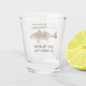 Verre A Shot Rougets communs drôles appelle des poissons de (Dos)