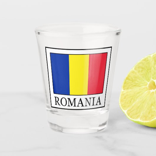 Verre A Shot Roumanie (Devant)