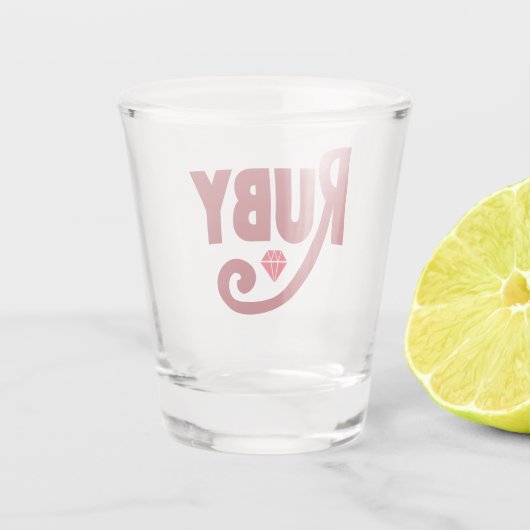Verre A Shot Ruby (Dos)