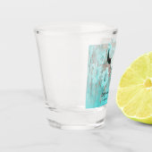 Verre A Shot Rustique Boho Turquoise Tournesol Occidental Taure (Gauche)