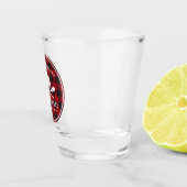 Verre A Shot Rustique Country Lake House Tree Red Buffalo Plaid (Droite)