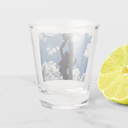 Verre A Shot Rusty the Lineman (Dos)