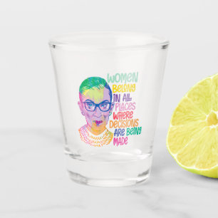 Verre A Shot Ruth Bader Ginsburg Femmes Dans Tous Les Endroits