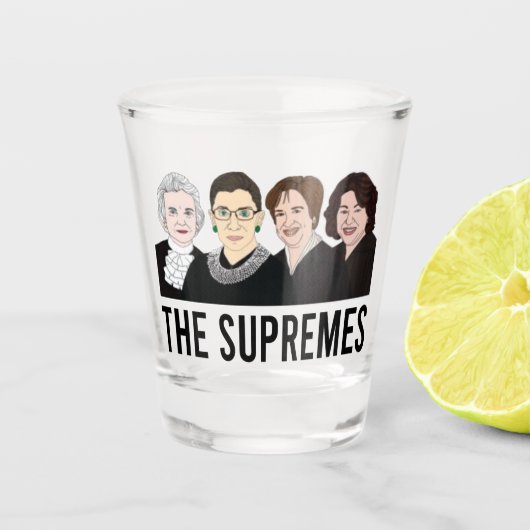 Verre A Shot Ruth Bader Ginsburg Mug, femmes de la Cour Suprême (Devant)