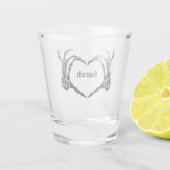 Verre A Shot Sac cabas gothique à ruban noir Cadeau pour demois (Dos)