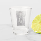 Verre A Shot Saint Boniface Anglais Moine bénédictin (Dos)