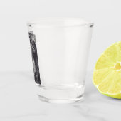 Verre A Shot Saint Boniface Anglais Moine bénédictin (Droite)