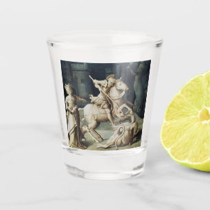 Verre A Shot Saint Georges et le Dragon Grand Martyr