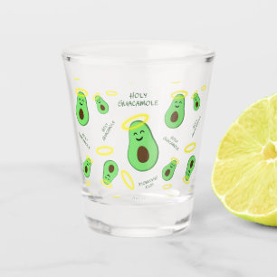 Verre A Shot Saint-Guacamole mignon avocat