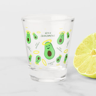 Verre A Shot Saint-Guacamole mignon avocat