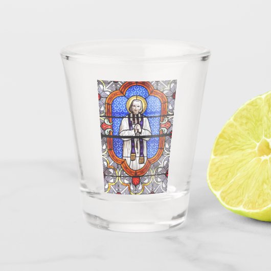 Verre A Shot Saint Jean Vianney Guide de l'âme Premium Impressi (Devant)