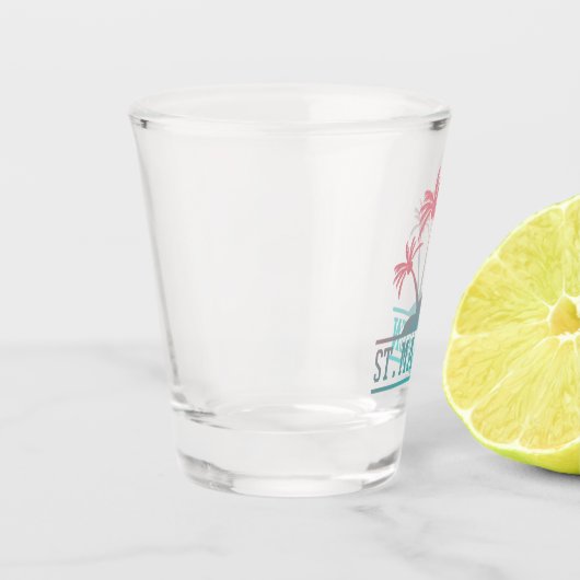 Verre A Shot Saint-Martin | Saint Martin Gradient (Gauche)