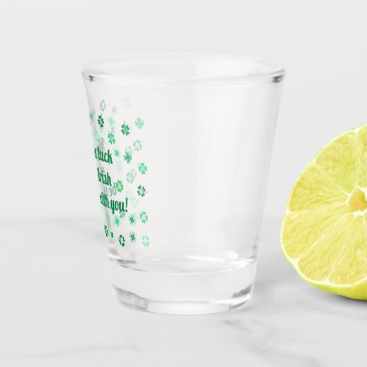 Verre A Shot Saint Patrick's Day - Shamrock à 4 feuilles (Droite)