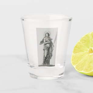 Verre A Shot Sainte Agathe de Sicile Grâce Volcanique Art