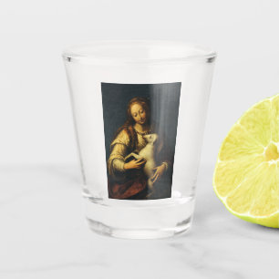 Verre A Shot Sainte Agnès, Pure Témoin du Christ