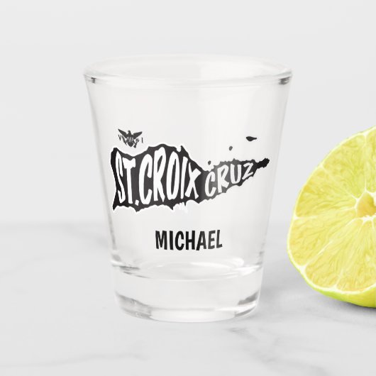 Verre A Shot Sainte-Croix, Cruz, Îles Vierges américaines (Devant)