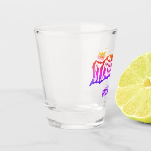 Verre A Shot Sainte-Croix, Cruz, Îles Vierges américaines Sunse (Gauche)