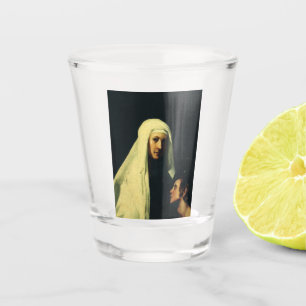 Verre A Shot Sainte Françoise de Rome Ange Gardien Beaux-Arts