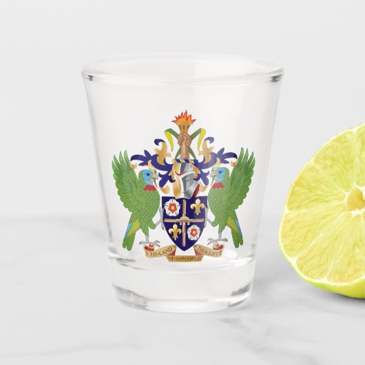 Verre A Shot Sainte-Lucie (Devant)
