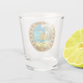 Verre A Shot Sainte-Lucie (Dos)