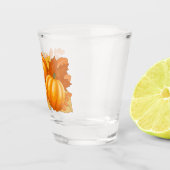 Verre A Shot Saison d'automne Halloween Citrouille Motif (Droite)