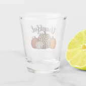 Verre A Shot Saison de citrouille léopard d'Action de grâce Hal (Dos)