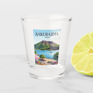 Verre A Shot Sakurajima Japon