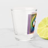 Verre A Shot Salsa Couple Danse (Gauche)