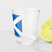 Verre A Shot Saltire ~ Drapeau de l'Ecosse (Droite)