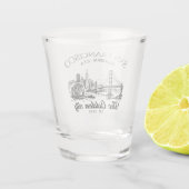 Verre A Shot San Francisco California Golden Gate (Dos)