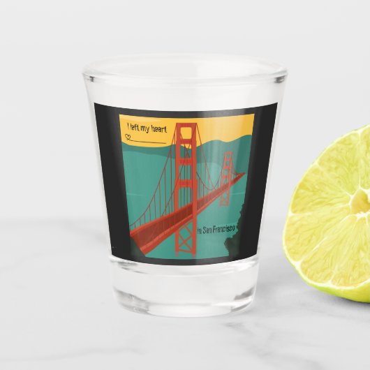 Verre A Shot San Francisco - Golden Gate Bridge/ (Devant)