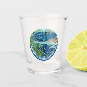 Verre A Shot Sanctuaire marin national de la baie de Monterey C