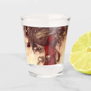 Verre A Shot Santa Claus Arthur Rackham