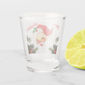 Verre A Shot Santa Claus Joyeux Noël Party Vitre prise (Dos)