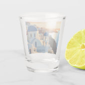 VERRE A SHOT SANTORINI GRÈCE N° 1 (Dos)