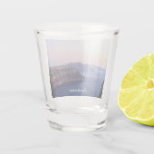 Verre A Shot Santorini Greece Souvenir Shot Glass (Dos)