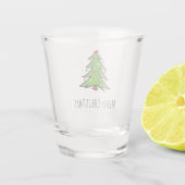 Verre A Shot Sapin de Noël (Dos)