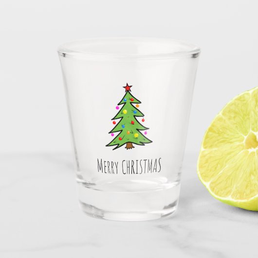 Verre A Shot Sapin de Noël (Devant)