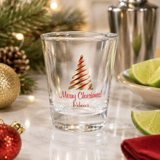 Verre A Shot Sapin de Noël élégant
