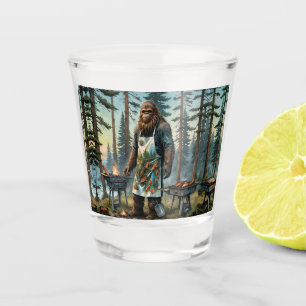 Verre A Shot Sasquatch Poisson Grillmaster Papa