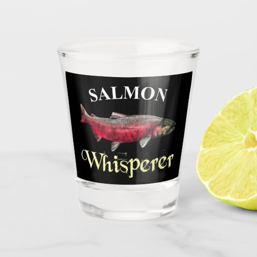 Verre A Shot Saumon Whisperer Dark (Devant)