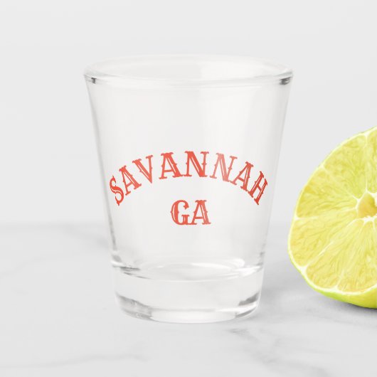 Verre A Shot Savannah, Géorgie (Devant)
