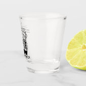 Verre A Shot Scaffoleurs & Scaffolding Cartoon. Personnalisez. (Droite)