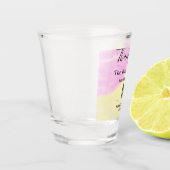 Verre A Shot Scan QR to follow us thank you discount code pink (Gauche)